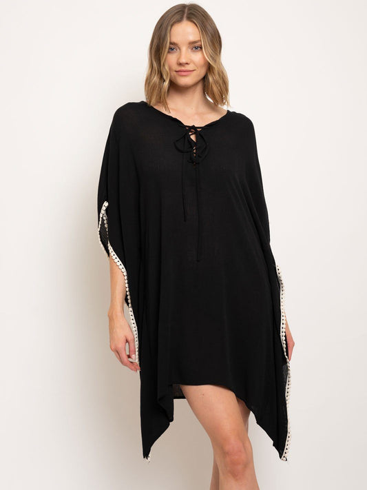 Black High-Low Tunic Dress